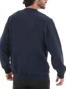 Men Sweatshirts - 네이비 블루 - 보기 2