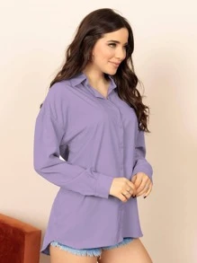 Women T-Shirts - Màu tím hoa cà - Xem 4
