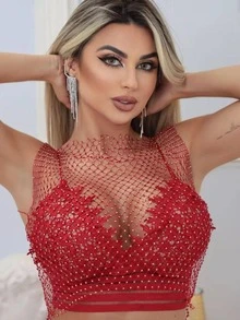 Women Tops - Black - View 9