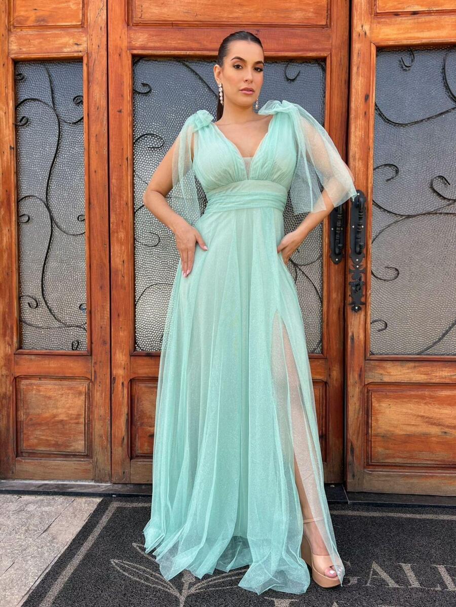 Women Dresses - 薄荷綠 - 查看 1