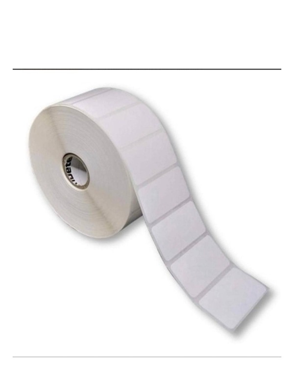 6 Rollos de Etiquetas Blanca Térmicas 40x30 (800 pzas x Rollo)