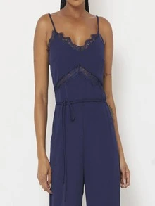 Women Jumpsuits - 藏蓝色 - 查看 5