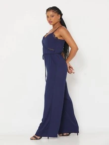 Women Jumpsuits - 藏蓝色 - 查看 6