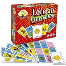 Loteria Mexicana Juego Mesa Tradicional Fiesta Famila Clasico Novedades Montecarlo - Rojo y blanco - Ver 1