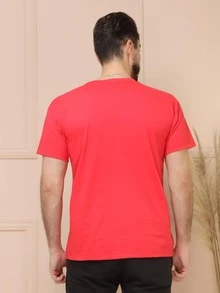 Men T-Shirts - Đỏ - Xem 3