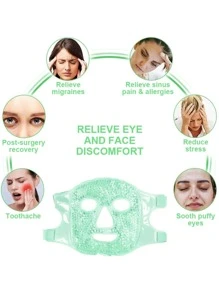 Mascara Relajante Hidrogel Frio Calor - Azul menta - Ver 3