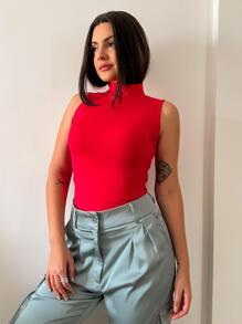 Women Tank Tops & Camis - Rojo - Ver 5