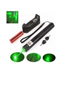 Laser Verde Apuntador Recargable Verde Mascotas - Negro - Ver 3