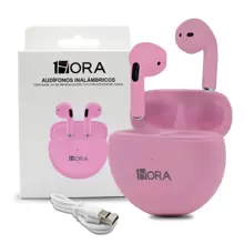 1HORA Audífonos Inalámbricos AUT119 - Rosa - Ver 2