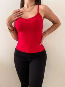 Women Tank Tops & Camis - Rojo - Ver 1