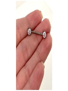 Nipple Ring - Bạc - Xem 2