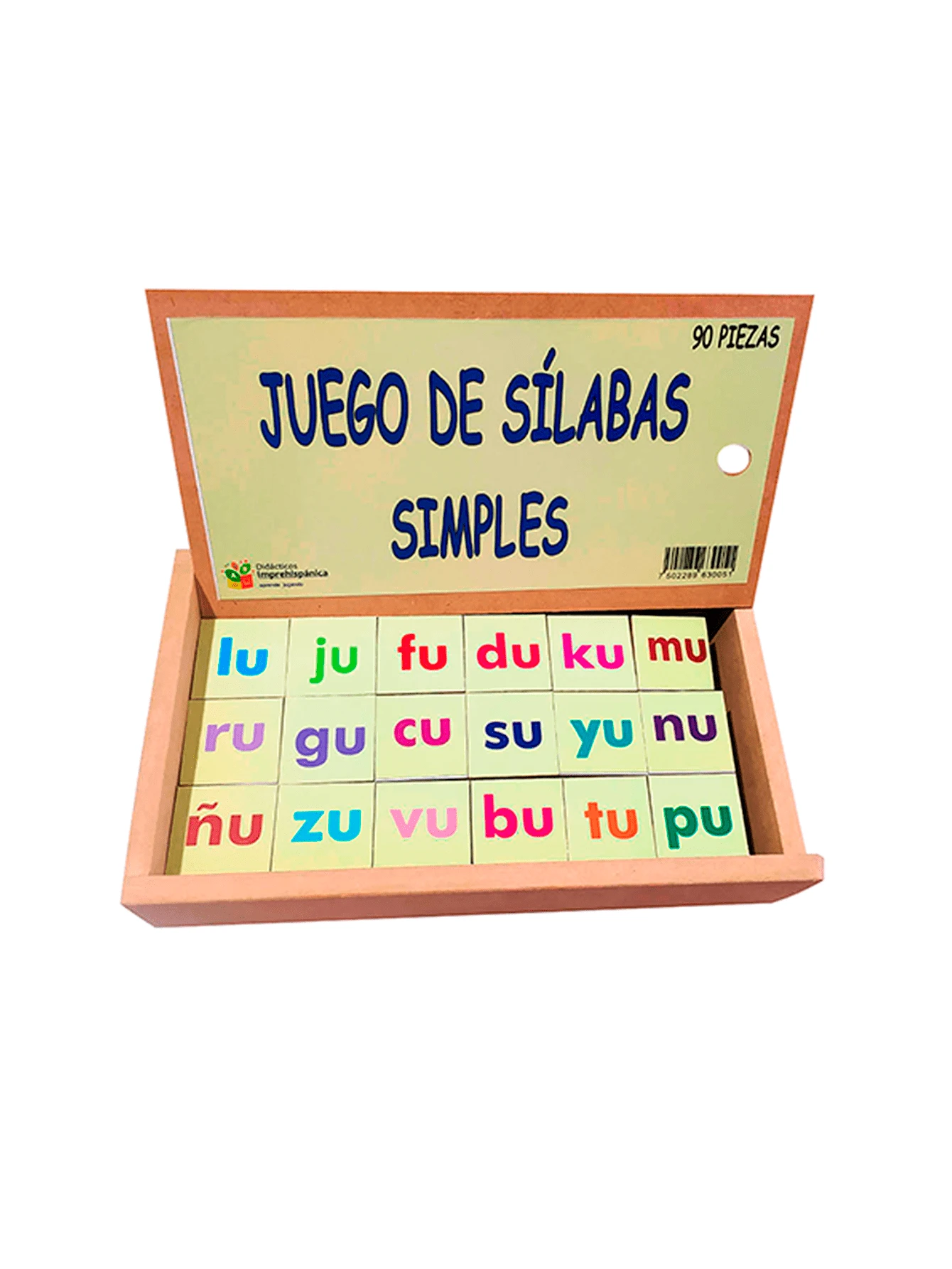 Sílabas Simples Material/*Didáctico - Multicolor - Ver 1