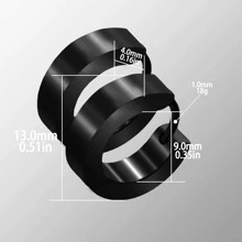 1Pair Fashion Stainless Steel Minimalist Hoop Earrings For Men Women For Gift Black Fashionable Popular Jewelry Gift Party