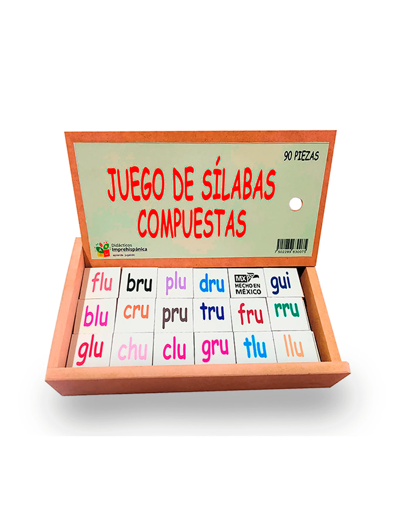 Sílabas Compuestas Material/*Didáctico - Multicolor - Ver 1