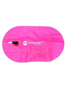 1 件玫瑰色 PVC 游泳浮标 游泳浮圈 适合公开水域游泳者 泳池浮圈 - 玫紅色 - 查看 8