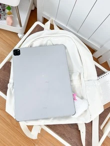 MINGHONG 尼龍製日式可愛星形背包,雙肩帶適合青少女,ins風,適用於大學或高中學生 - 米色 - 查看 5