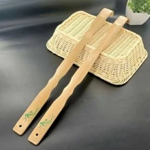 1 cái Dụng cụ gãi lưng bằng tre, dụng cụ massage cù lét màu vàng hiện đại cho gia đình - Màu vàng - Xem 11