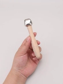 1入組木製打擊樂器，現代家用雙色樂器 - 米色 - 查看 3