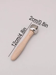 1入組木製打擊樂器，現代家用雙色樂器 - 米色 - 查看 5