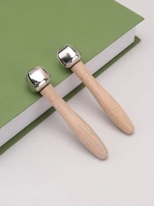 1入組木製打擊樂器，現代家用雙色樂器 - 米色 - 查看 1