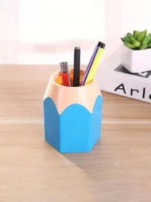 1 Máy Tính Dễ Thương Để Bàn Bút Có Giá Để Đồ Sáng Tạo Nồi Bút Chì Cho Văn Phòng Nhà Trang Trí Máy Tính Để Bàn, Thứ Túi - Màu xanh lam - Xem 2