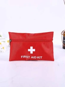 1入組便攜藥收納現代聚酰胺急救箱 - 紅色 - 查看 2
