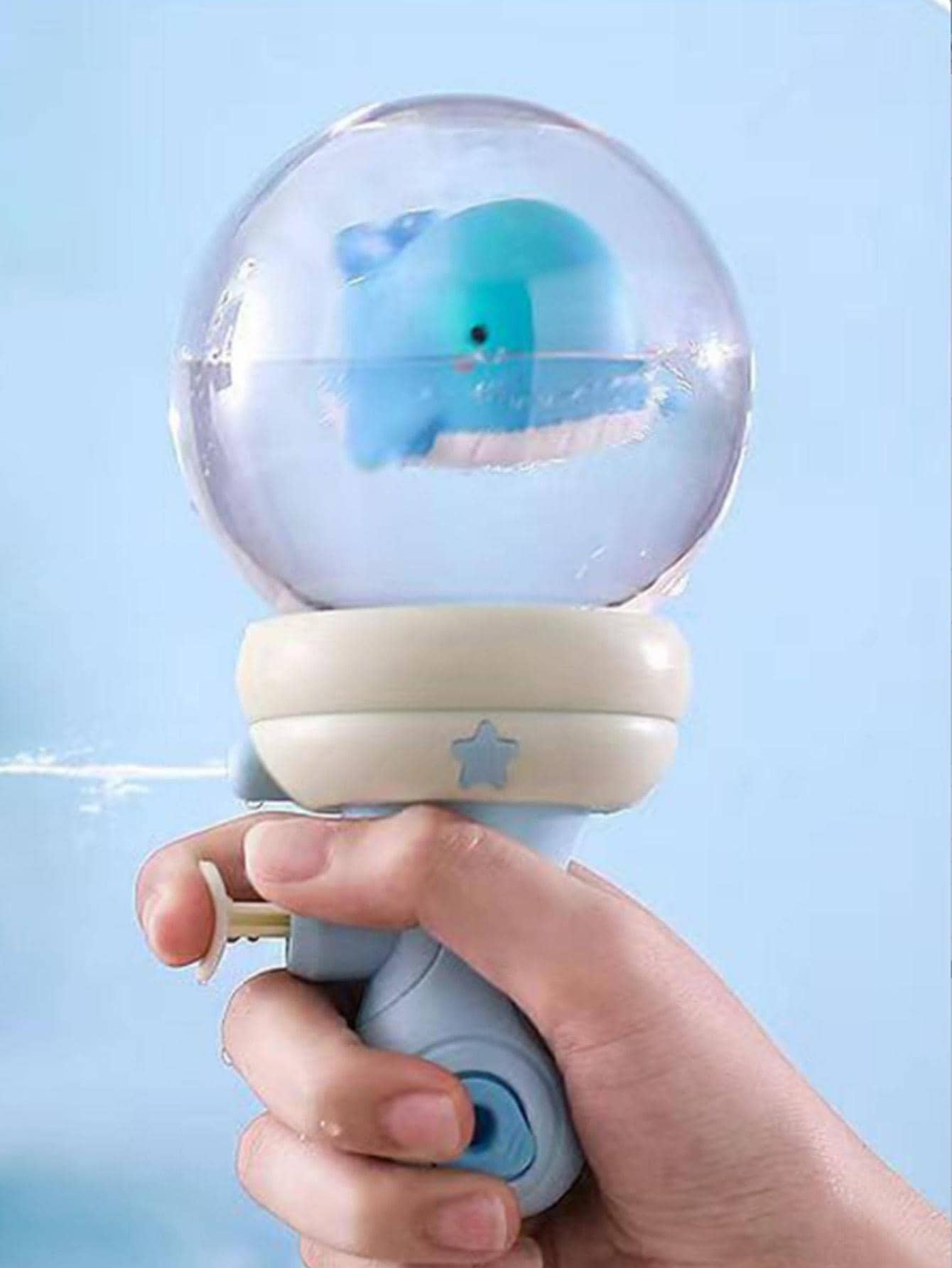 水上兒童玩具泳池玩具幼兒戶外水上玩具噴水夏季後院海灘噴水器游泳遊戲室外玩具幼兒2-43-5男孩女孩1入組 - 淺藍色 - 查看 1