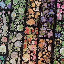 3pcs Flower Pattern Sticker, Creative Multi-purpose Decorative Sticker For Hand Account Decoration - Black - View 4