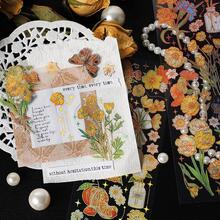 3pcs Flower Pattern Sticker, Creative Multi-purpose Decorative Sticker For Hand Account Decoration - Black - View 5