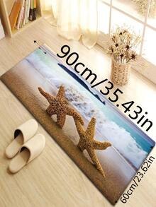 1 Sao Biển In Hình Thảm Polyester Hiện Đại Chống Trơn Trượt Sàn Cho Phòng Khách Và Phòng Ngủ - Nhiều màu - Xem 6