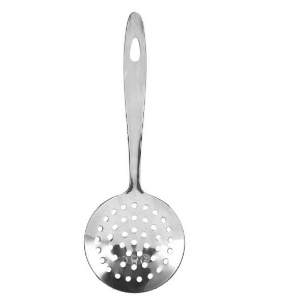 Escumadeira Aço Inox Pequena Linha Servir e Cozinhar