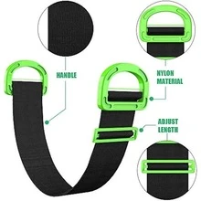 1pc Polyamide Adjustable Lifting Moving Shoulder Strap, Minimalist Removable Shoulder Strap For Household - Green - View 2