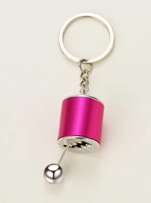 Llavero de coche accesorio - Rosa Fucsia - Ver 2
