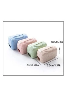Hộp lưu trữ đầu bàn chải đánh răng di động 4 cái cho du lịch - Nhiều màu - Xem 2