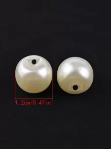 10 szt. Sztuczne perły, guziki do szycia DIY, nowoczesne guziki ABS do szycia