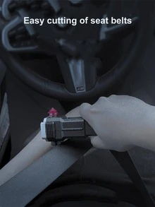 1 pieza ABS moderno multifuncional antorcha para casa - Negro - Ver 2