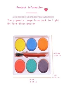 1 caja de color mixto simple múltiples fines dibujo pintura para DIY - Multicolor - Ver 6