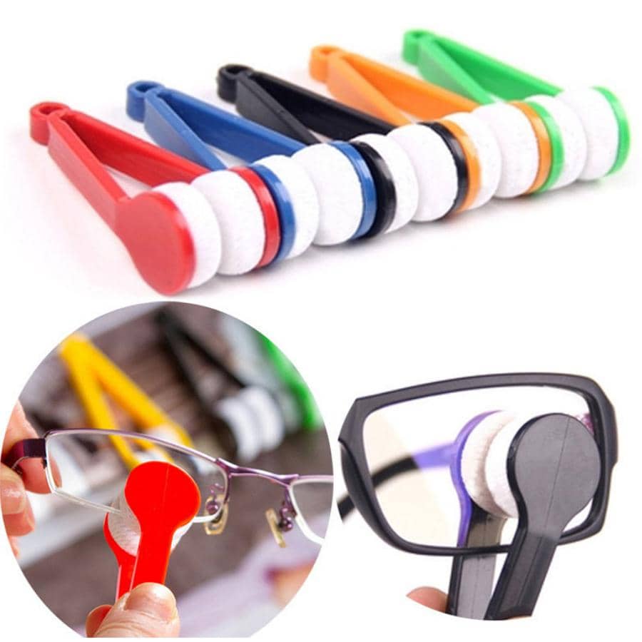 5pcs Multifunctional Portable Glasses Cleaning Cloth - Multicolor - View 1