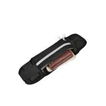 黑色腰包耳機洞細節防水