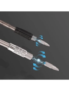 68 in 1 Ratchet Screwdriver Set, Multi-bit Ratchet Screw Drivers, Screwdriver for Home Repair Multi Tool Bits Ratcheting Screwdriver Set - Grey - View 7