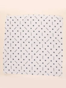 1 chiếc khăn rằn họa tiết ngôi sao cho trẻ em để trang trí hàng ngày - trắng - Xem 3