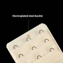 3pcs Bra Extension Buckle Set: Get the Perfect Fit with Adjustable 3 Rows 4 Hook Bra Strap Extenders - Multicolor - View 6