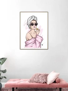 1 Hình Đồ Họa Có Khung Tranh Hiện Đại Sợi Tổng Hợp Có Khung Hình Cho Trang Trí Tường Nhà - Nhiều màu - Xem 3