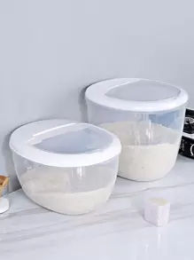 1入組PP食物貯藏極簡透明食物儲藏盒 - 無色 - 查看 2
