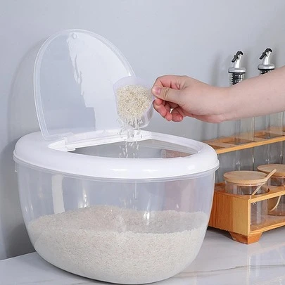 1入組PP食物貯藏極簡透明食物儲藏盒