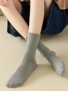 6pairs Women Striped Pattern Casual Crew Socks For Daily Life - Multicolor - View 2