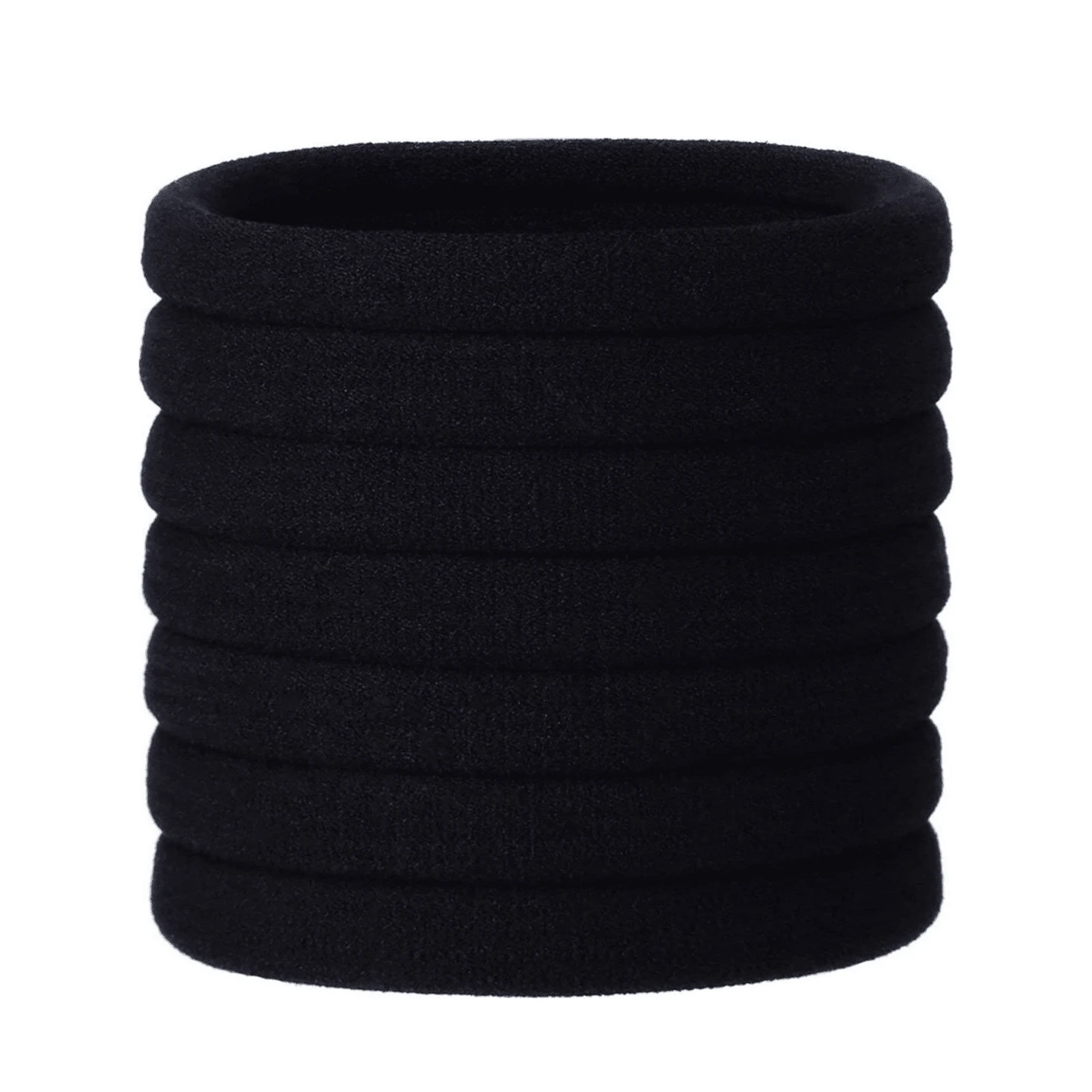 Paquete de ligas para cabellos 72 pz - Negro - Ver 1