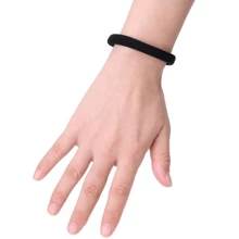 Paquete de ligas para cabellos 72 pz - Negro - Ver 5