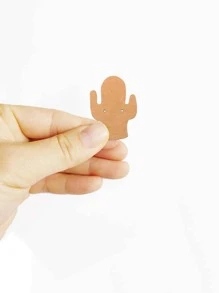 50入組/套仙人掌設計木頭首飾類顯示卡