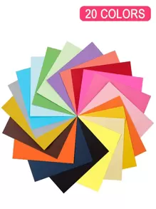 100 cái Giấy Origami Màu Hỗn Hợp, Origami Đa Năng Đơn Giản Cho DIY - Nhiều màu - Xem 1